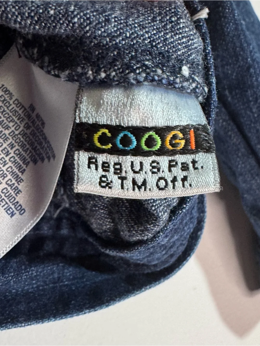 Coogi Baby Denim Jacket 0-6M Rainbow Guitar Embroidered Jean Coat